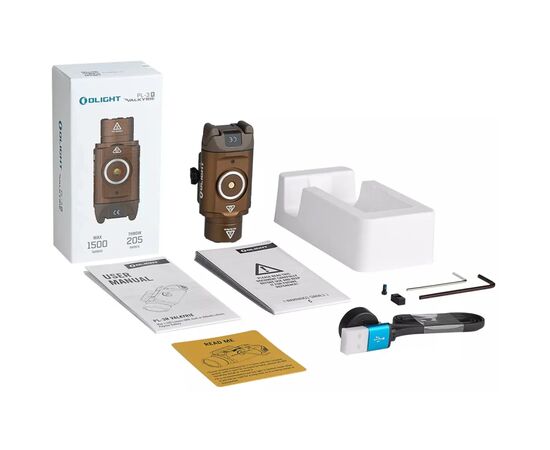 Фонарь Olight PL-3R Valkyrie Desert Tan (0.0002.0085), изображение 9