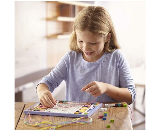 Набор для творчества Melissa&Doug Мега-набор деревянных бусин Алфавит (MD13774), изображение 4