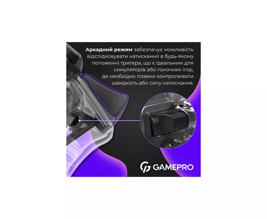 Геймпад GamePro GPS13T BT 5.3/USB/PC/iOS/Android/PS3/PS4 RGB Transparent (GPS13T), изображение 5