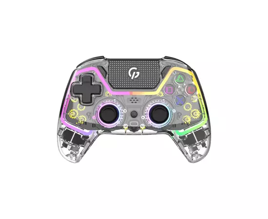 Геймпад GamePro GPS13T BT 5.3/USB/PC/iOS/Android/PS3/PS4 RGB Transparent (GPS13T)