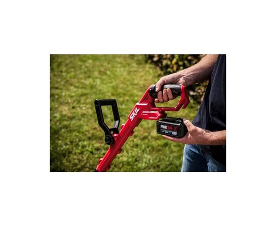 Тример садовий Skil акумуляторний безщітковий, 0241 CA, Li-Ion 20V, 2x2.5Ah (GT1E0241CA+BC1E3110A), зображення 4