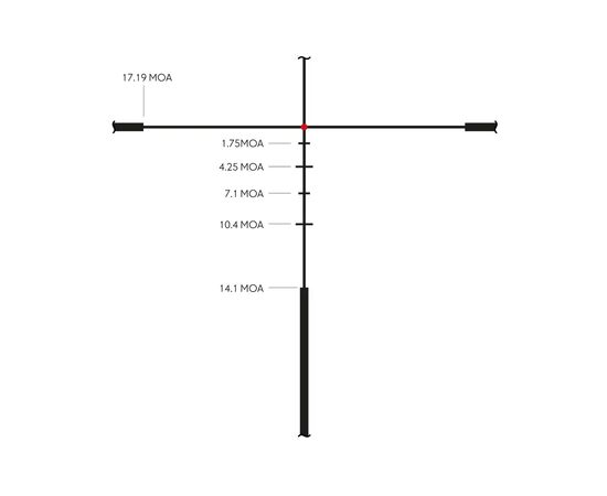 Оптический прицел Hawke Endurance FD 2-12x50 сітка LR2 з підсвічуванням (16415), изображение 5