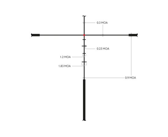 Оптический прицел Hawke Endurance FD 2-12x50 сітка LR2 з підсвічуванням (16415), изображение 6