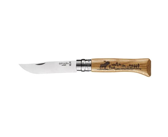 Нож Opinel 8 Animalia America Elk (002627)