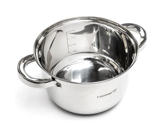 Кастрюля Hölmer з кришкою 2,6л (CR-18426-SS), изображение 6