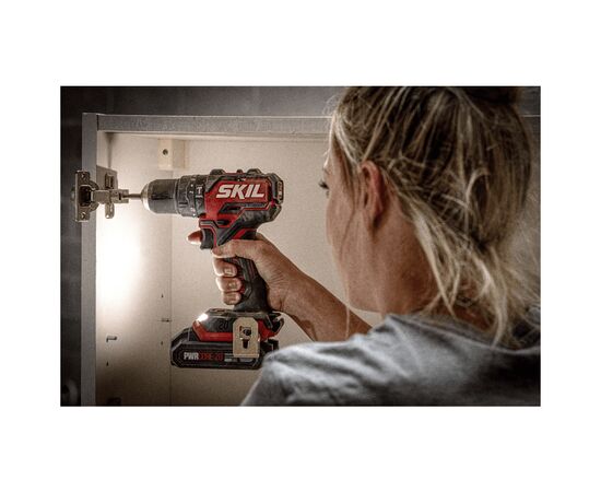 Шуруповерт Skil 3075 CA Compact Li-Ion 20V, безщеточное ударное, 2.0Ah, зарядное устройство (CD1E3075CA+BC1E3136A), изображение 12