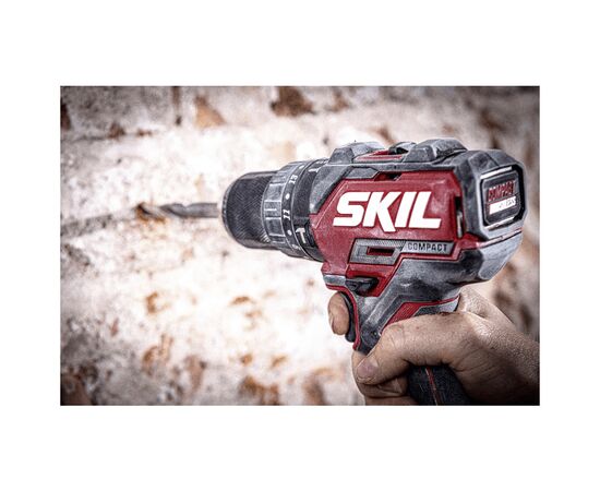 Шуруповерт Skil 3075 CA Compact Li-Ion 20V, безщеточное ударное, 2.0Ah, зарядное устройство (CD1E3075CA+BC1E3136A), изображение 3