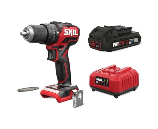 Шуруповерт Skil 3075 CA Compact Li-Ion 20V, безщеточное ударное, 2.0Ah, зарядное устройство (CD1E3075CA+BC1E3136A)