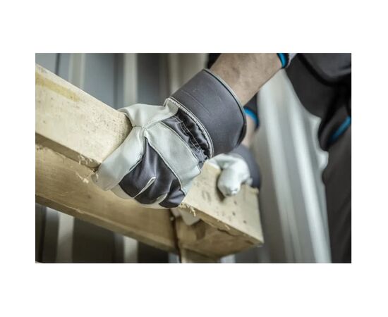 Защитные перчатки Hoegert SALZACH HT5K732-10 кожаный графит, 10 (HT5K732-10), изображение 3