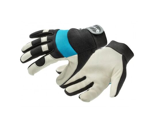 Защитные перчатки Hoegert STOR HT5K730-10 кожаные черные, 10 (HT5K730-10)