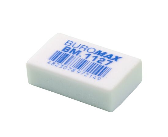 Ластик Buromax прямоугольная, 31х19х9 мм белая (BM.1127)