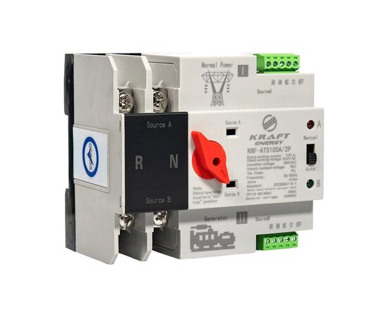 Автоматический выключатель Kraft Energy KRF-ATS100A/2p, изображение 3