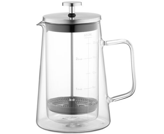 Френч-пресс Ardesto Black Mars з подвійними стінками 650 мл (AR1906DWB), изображение 3