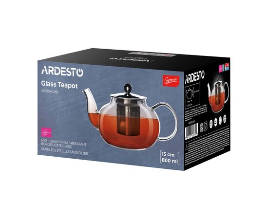 Заварник Ardesto Gemini Roma 800 мл (AR1908GMB), зображення 2