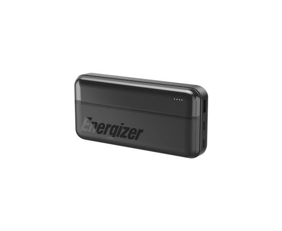 Батарея универсальная Energizer 20000mAh 15W, USB-А, 2*USB-C, Black (UE20050CC), изображение 3