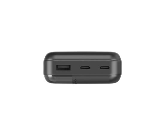 Батарея универсальная Energizer 20000mAh 15W, USB-А, 2*USB-C, Black (UE20050CC), изображение 4