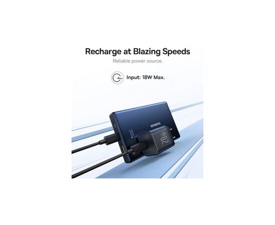 Батарея універсальна Baseus 10000mAh PicoGo 20W PD, QC, USB-A, 2*USB-C, Black (P10076801123-00), зображення 8