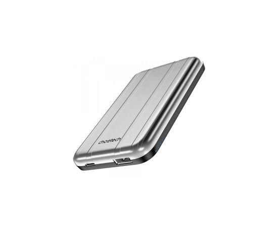 Батарея універсальна Choetech Magnetic Wireless 5000mAh 10W, USB-A,USB-C In/Out (B655 / 6932112104779)