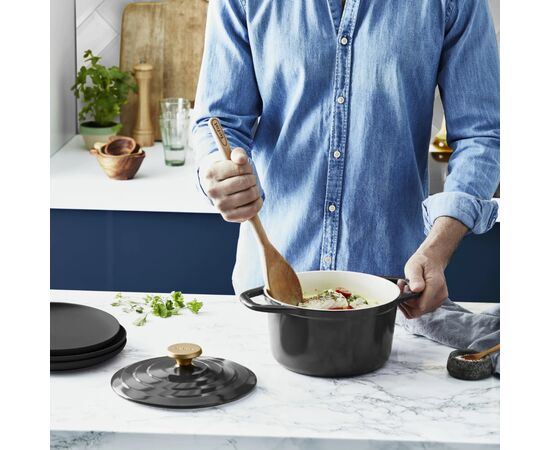 Кастрюля Tefal Air, з кришкою, 3.1л, алюміній, чорний (E2554404), изображение 10