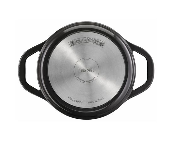 Кастрюля Tefal Air, з кришкою, 3.1л, алюміній, чорний (E2554404), изображение 2