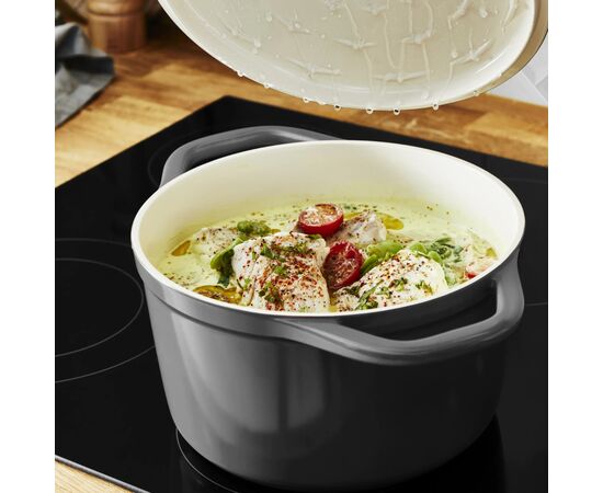 Кастрюля Tefal Air, з кришкою, 3.1л, алюміній, чорний (E2554404), изображение 3