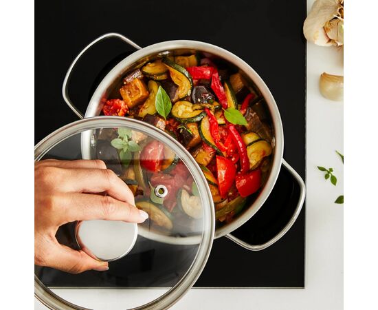 Кастрюля Tefal Minis, з кришкою,1.5 л, нержавіюча сталь, скло (H8744255), изображение 5