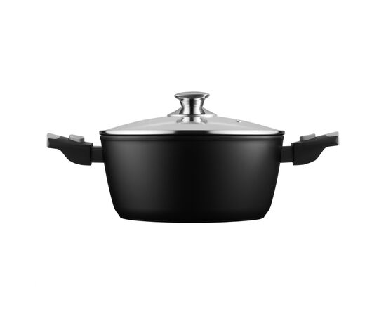 Кастрюля Ardesto Gemini Bari, 3.9л, алюміній, чорний (AR1939AC), изображение 2