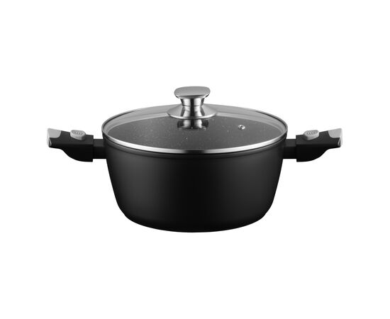 Кастрюля Ardesto Gemini Bari, 3.9л, алюміній, чорний (AR1939AC)