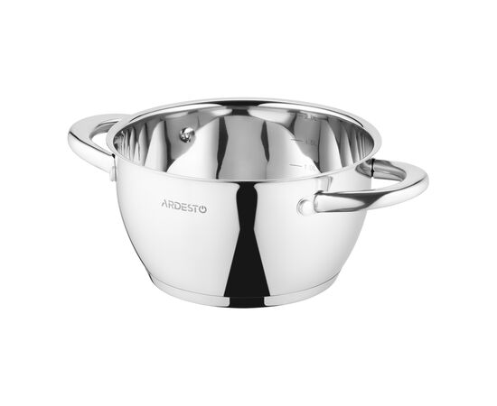 Кастрюля Ardesto Gemini Lucca, 2.3л, нержавіюча сталь (AR4323LC), изображение 3