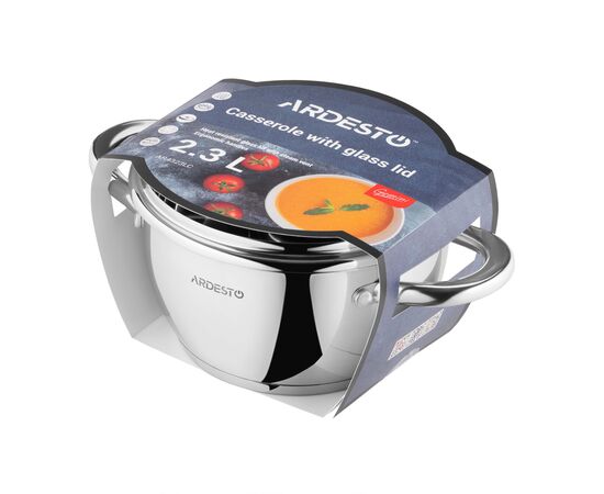 Кастрюля Ardesto Gemini Lucca, 2.3л, нержавіюча сталь (AR4323LC), изображение 4
