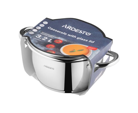 Кастрюля Ardesto Gemini Lucca, 3.2л, нержавіюча сталь (AR4332LC), изображение 4