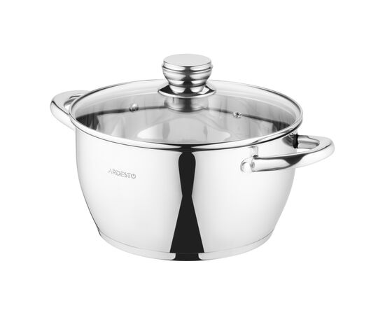 Кастрюля Ardesto Gemini Lucca, 5.5л, нержавіюча сталь (AR4355LC)