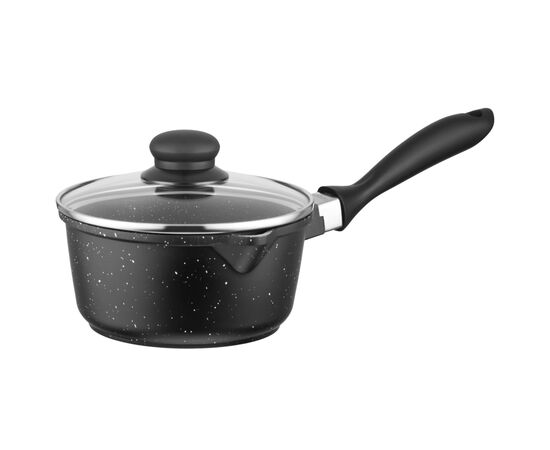 Ковш Ardesto Gemini Anzio, 1.4л, алюміній, чорний (AR2412GES)