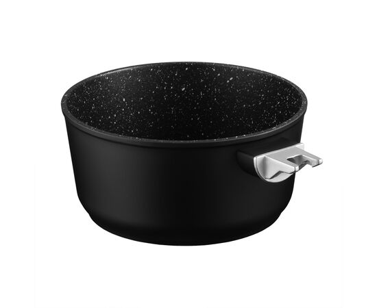 Ковш Ardesto Gemini Bari, 1.3л, алюміній, чорний (AR1913AS), изображение 6