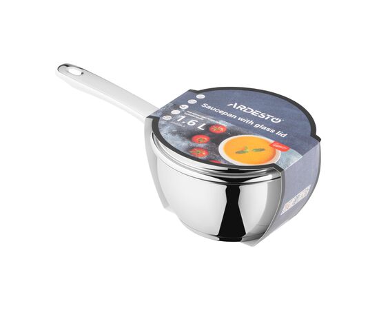 Ковш Ardesto Gemini Lucca, 1.6л, нержавіюча сталь (AR4316LS), изображение 4