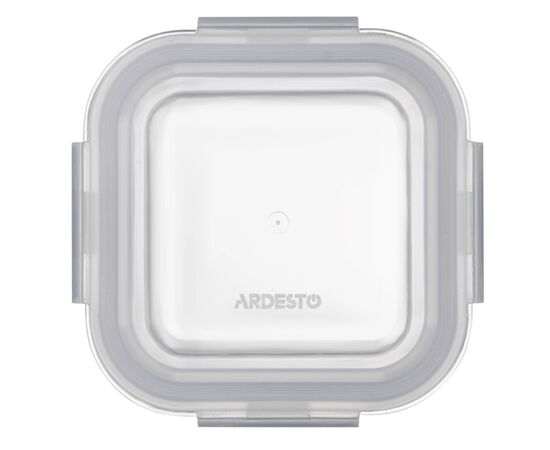 Пищевой контейнер Ardesto Gemini квадратний, 0.31л, боросилікатне скло, прозорий (AR1230BSQ), изображение 2