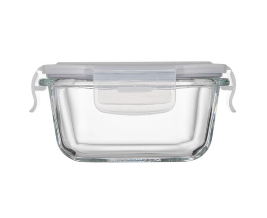 Пищевой контейнер Ardesto Gemini квадратний, 0.31л, боросилікатне скло, прозорий (AR1230BSQ), изображение 3