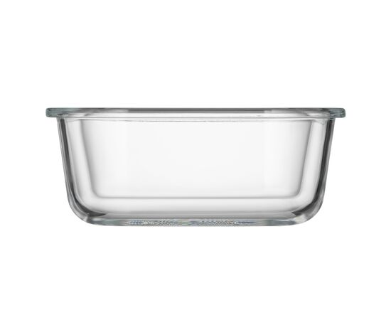 Харчовий контейнер Ardesto Gemini квадратний, 0.8л, боросилікатне скло, прозорий (AR1280BSQ), зображення 4