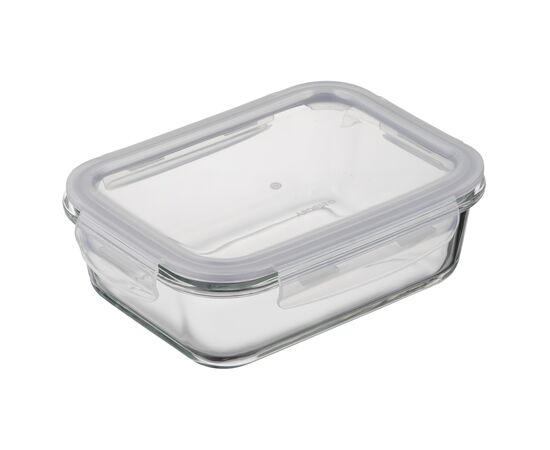 Харчовий контейнер Ardesto Gemini прямокутний, 1.06л, боросилікатне скло, прозорий (AR1210BRC)