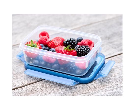 Пищевой контейнер Tefal Master Seal Eco 0,8л, прямокутний, пластик, прозорий, блакитний (N1171318), изображение 5