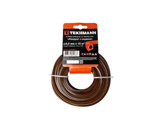 Жилка косильна Tekhmann "Квадрат з кордом" 3,0 мм × 15 м (42430015)