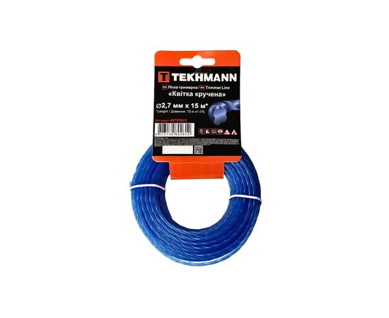 Жилка косильная Tekhmann "Цветок крученый" 2,7 мм × 15 м (42727015)