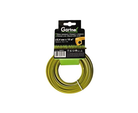 Жилка косильна Gartner "Квадрат з кордом" 2,4 мм × 15 м (42824015)