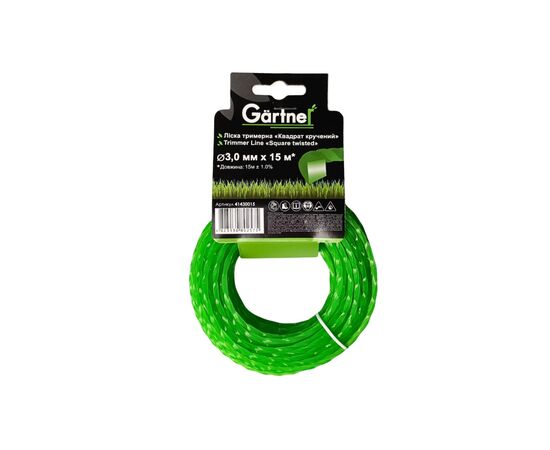 Жилка косильная Gartner "Квадрат крученый" 3,0 мм × 15 м (41430015)