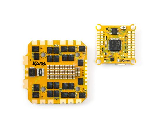 Полетный стек KaraFPV Golden F722 + 80A ESC 3-8S AM32 (F722 + 80A AM32), изображение 2