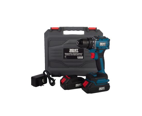 Шуруповерт Зеніт Профі ЗША-20/2 Li BL, 20V TekPower, 2x1.5Ah (854605), изображение 2