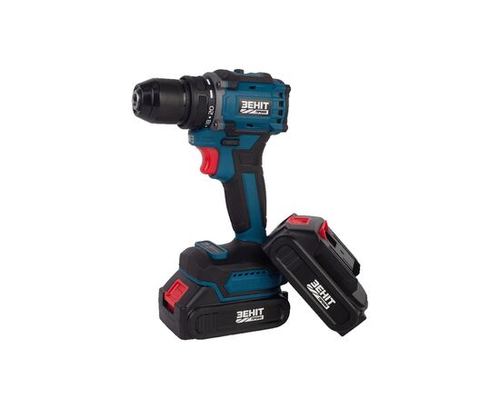 Шуруповерт Зеніт Профі ЗША-20/2 Li BL, 20V TekPower, 2x1.5Ah (854605), изображение 3