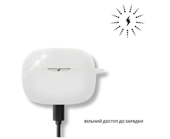 Чохол для навушників BeCover для JBL Wave Beam 2 White (714822), зображення 4