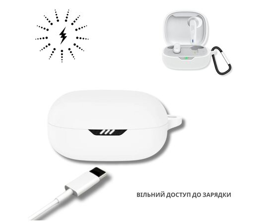 Чохол для навушників BeCover для JBL Wave Flex 2 White (714832), зображення 3