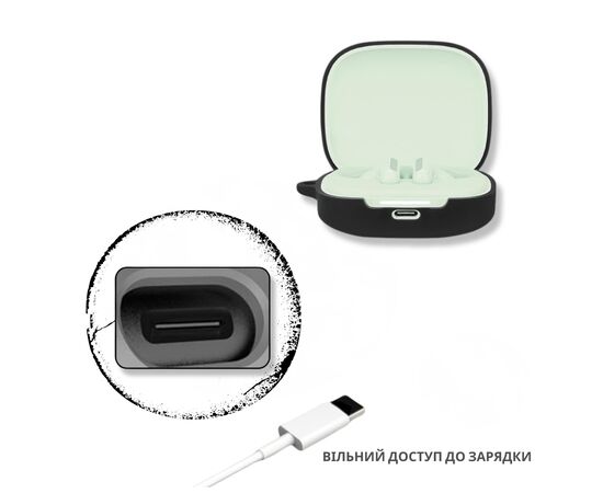 Чохол для навушників BeCover для Xiaomi Redmi Buds 7s Black (714817), зображення 4